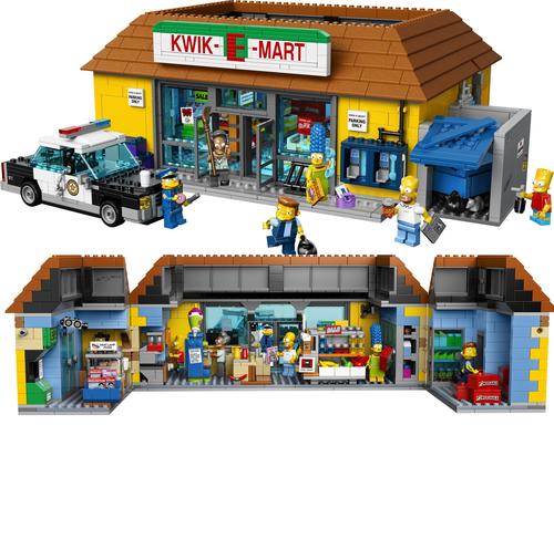正品乐高lego71016积木玩具kwikemart辛普森一家超市大屋