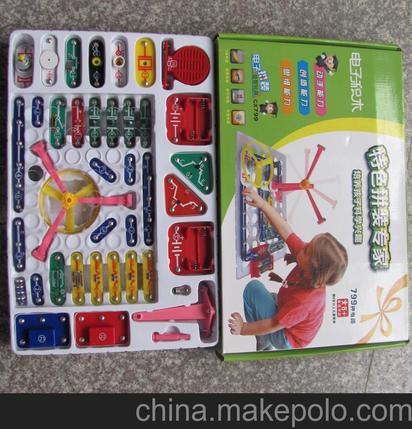 新款上市电子积木 电子积木玩具 儿童电子百拼玩具 DIY299